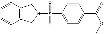 methyl 4-(isoindolin-2-ylsulfonyl)benzoate Struktur