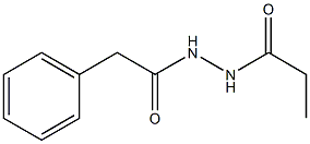 N'-(2-phenylacetyl)propanohydrazide Struktur