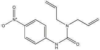 1,1-DIALLYL-3-(4-NITROPHENYL)UREA Struktur