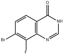 7-BROMO-8-FLUOROQUINAZOLIN-4(3H)-ONE Structure