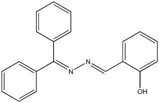 (E)-2-(((diphenylmethylene)hydrazono)methyl)phenol Struktur