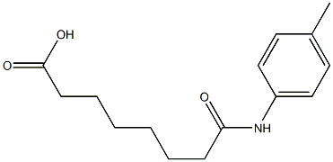 8-oxo-8-(p-tolylamino)octanoic acid Struktur