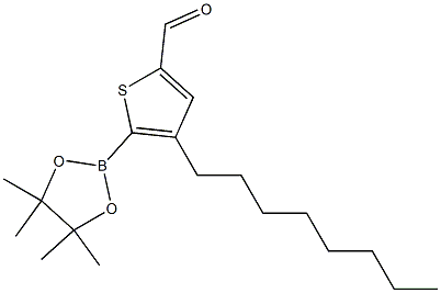 4-Octyl-5-(4,4,5,5-tetramethyl-1,3,2-dioxaborolan-2-yl)thiophene-2-carbaldehyde, 2252154-26-8, 結(jié)構(gòu)式