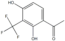 1-(2,4-dihydroxy-3-(trifluoromethyl)phenyl)ethanone Struktur