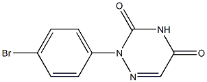 2-(4-bromophenyl)-1,2,4-triazine-3,5(2H,4H)-dione Struktur