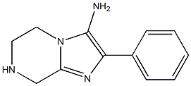 2-phenyl-5,6,7,8-tetrahydroimidazo[1,2-a]pyrazin-3-amine Struktur