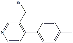 3-(bromomethyl)-4-p-tolylpyridine Struktur