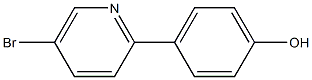 4-(5-bromopyridin-2-yl)phenol Struktur