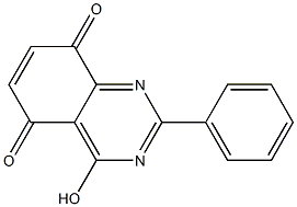 4-hydroxy-2-phenylquinazoline-5,8-dione Struktur