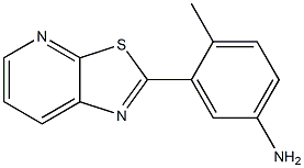 4-methyl-3-(thiazolo[5,4-b]pyridin-2-yl)aniline Struktur