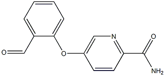 5-(2-formylphenoxy)picolinamide Struktur