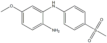 5-methoxy-N1-(4-(methylsulfonyl)phenyl)benzene-1,2-diamine Struktur