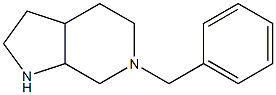 6-benzyloctahydro-1H-pyrrolo[2,3-c]pyridine Struktur