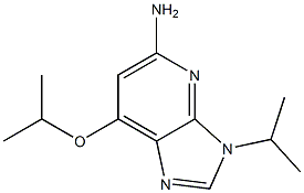 7-isopropoxy-3-isopropyl-3H-imidazo[4,5-b]pyridin-5-amine Struktur