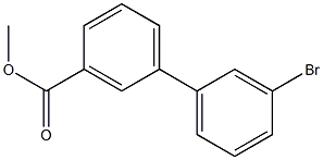 methyl 3'-bromobiphenyl-3-carboxylate Struktur