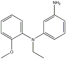 N1-ethyl-N1-(2-methoxyphenyl)benzene-1,3-diamine Struktur