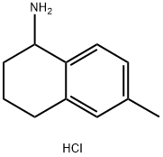 6-METHYL-1,2,3,4-TETRAHYDRONAPHTHALEN-1-AMINE HYDROCHLORIDE Struktur