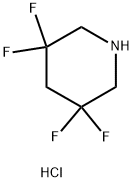 3,3,5,5-Tetrafluoro-piperidine hydrochloride Struktur