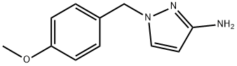 1-(4-methoxybenzyl)-1H-pyrazol-3-amine Struktur