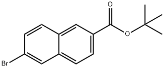 tert-butyl 6-bromo-2-naphthoate Struktur