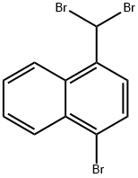 1-bromo-4-(dibromomethyl)Naphthalene Struktur