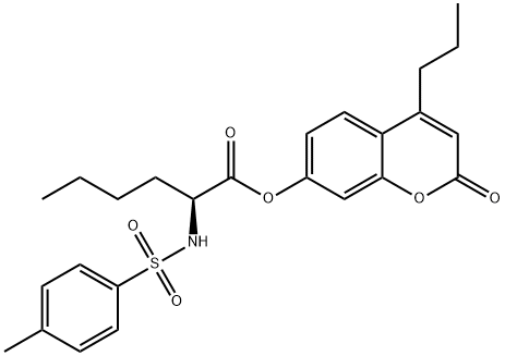 (R)-2-oxo-4-propyl-2H-chromen-7-yl 2-(4-methylphenylsulfonamido)hexanoate|