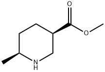 (3r,6s)-3-piperidinecarboxylic acid, 6-methyl-, methyl ester Struktur