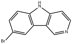 8-BROMO-5H-PYRIDO[4,3-B]INDOLE Struktur