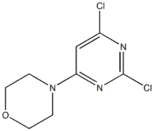 4-(2,6-dichloropyrimidin-4-yl)morpholine Struktur