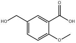 o-Anisic acid, 5-(hydroxymethyl)- Struktur