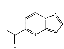 7-Methylpyrazolo[1,5-a]pyrimidine-5-carboxylic acid Struktur