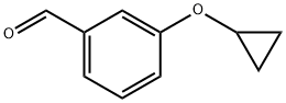 3-(cyclopropyloxy)Benzaldehyde Struktur