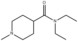 4-Piperidinecarboxamide,N,N-diethyl-1-methyl- Struktur