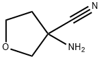 3-amino-tetrahydrofuran-3-carbonitrile Struktur