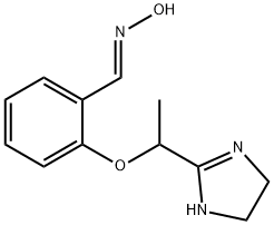 (E)-2-(1-(4,5-Dihydro-1H-imidazol-2-yl)ethoxy)benzaldehyde oxime|