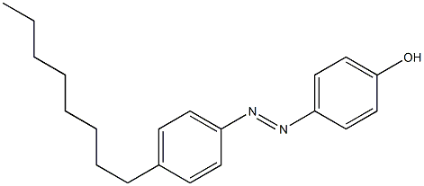 (E)-4-((4-octylphenyl)diazenyl)phenol Struktur