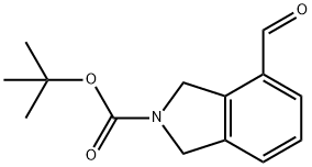 tert-butyl4-formylisoindoline-2-carboxylate Struktur