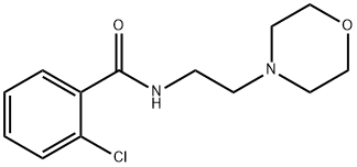 2-chloro-N-[2-(morpholin-4-yl)ethyl]benzamide Struktur