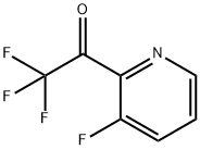 2,2,2-trifluoro-1-(3-fluoropyridin-2-yl)ethanone Struktur