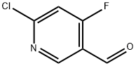 6-Chloro-4-fluoronicotinaldehyde Struktur