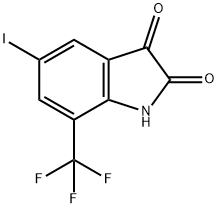 5-Iodo-7-(trifluoromethyl)indoline-2,3-dione