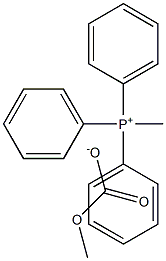 Methyltriphenylphosphonium methylcarbonate Struktur