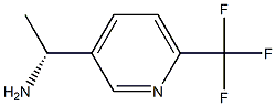 (1R)-1-[6-(TRIFLUOROMETHYL)(3-PYRIDYL)]ETHYLAMINE Struktur