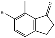 6-Bromo-7-methyl-indan-1-one Struktur