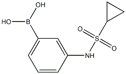 3-(Cyclopropylsulfonylamino)phenylboronic acid Struktur