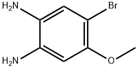 4-Bromo-5-methoxybenzene-1,2-diamine Struktur