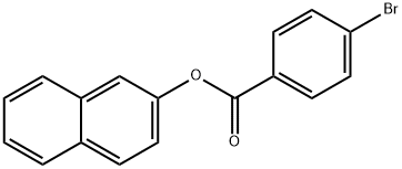 naphthalen-2-yl 4-bromobenzoate Struktur