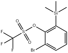 2-Bromo-6-(trimethylsilyl)phenyl triflate 95% Struktur