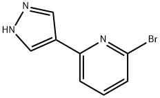 2-bromo-6-(1H-pyrazol-4-yl)pyridine Struktur