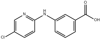 3-(5-chloropyridin-2-ylamino)benzoic acid Struktur